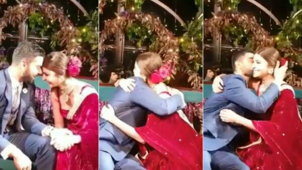 #VirushkaWedding: WATCH VIDEO- Virat Kohli HUGS & KISSES Anushka after exchanging rings at their ENGAGEMENT! INSIDE PICS #VirushkaWedding: WATCH VIDEO- Virat Kohli HUGS & KISSES Anushka after exchanging rings at their ENGAGEMENT! INSIDE PICS