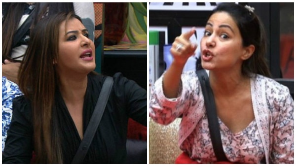 Bigg Boss 11: Another nasty CATFIGHT between Shilpa Shinde & Hina Khan! Bigg Boss 11: Another nasty CATFIGHT between Shilpa Shinde & Hina Khan!