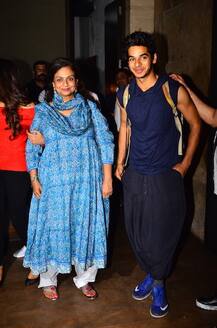 'Beyond The Clouds' screening: Shahid-Mira, mom Neelima & Janhvi Kapoor watch Ishaan Khatter's film together!