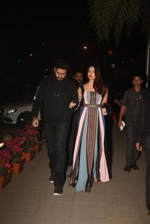 SEE PICS: 'Power couple' of Bollywood Aishwarya Rai and Abhishek Bachchan walk hand-in-hand at a birthday bash looking STUNNING as ever!