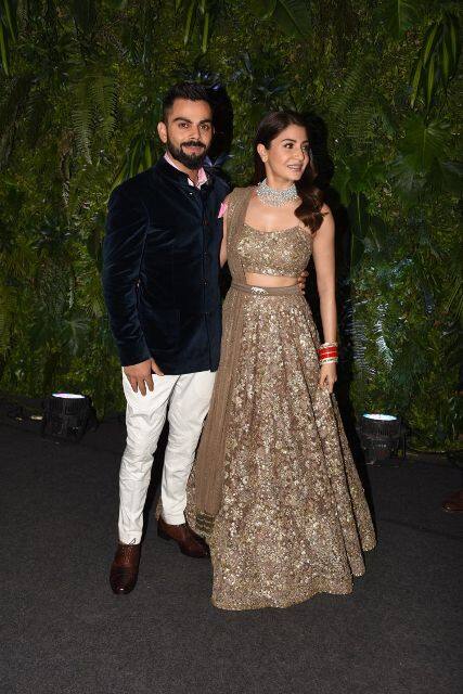Virat and Anushka are holding their next reception in Mumbai today and the stars from the film industry and cricket world descended for the gala. We just showed you Dhoni with daughter Ziva, Sara Ali Khan, A R Rahman arriving at their reception and here are the new pictures from the function.