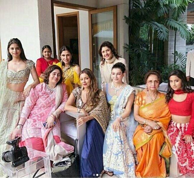 SRK's gorgeous teenage daughter Suhana Khan recently attended a wedding along with Mom Gauri Khan and now the 17yr old's pictures from the occasion are all over the social media.