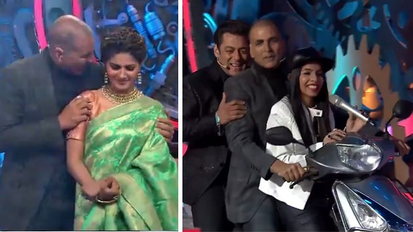 Bigg Boss 11: Dhinchak Pooja gives Akshay-Salman a scooter ride; Stars sing 