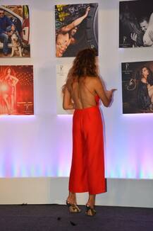 PEEK A B**B! IN PICS: Popular TV celeb Anusha Dhandekar FLASHES her side b**bs at Dabbo Ratnani calendar launch!