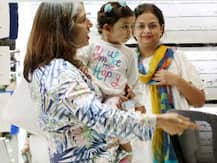 Shahid-Mira's daughter Misha Kapoor in her grand mother Bela's arms outside play school looks super cute!