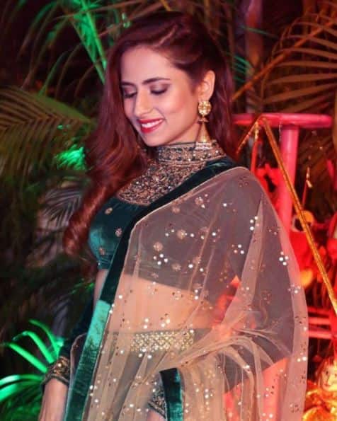 Popular TV & Punjabi film actress Sargun Mehta is busy with her childhood friend's wedding festivities. (Photo: Instagram)