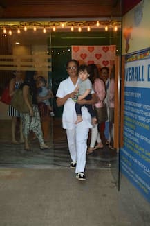 IN PICS: Kareena Kapoor's BABY SON Taimur Ali Khan snapped after his play date!