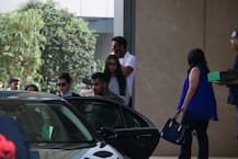 IN PICS: Ajay Devgn & Kajol's 7-year-old son Yug CLICKED in a playful mood post LUNCH with family!