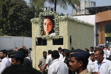 Sridevi's funeral LIVE UPDATES: Truck carrying actress' body reaches crematorium; Thousands gather to pay homage!