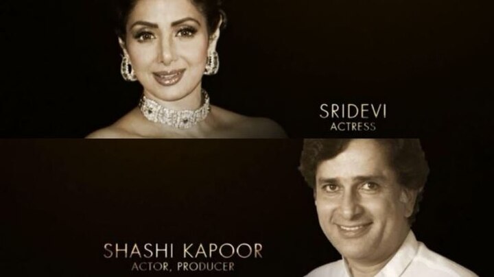 90th Academy Awards: Oscars 2018 pay tribute to Late Sridevi & Shashi Kapoor in the In memoriam montage section!  90th Academy Awards: Oscars 2018 pay tribute to Late Sridevi & Shashi Kapoor in the In memoriam montage section!