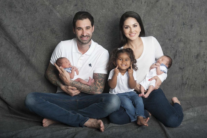 SURPRISE! Sunny Leone becomes mother again! Announces BIRTH of her SONS with a FAMILY PIC a year after adopting daughter Nisha! SURPRISE! Sunny Leone becomes mother again! Announces BIRTH of her SONS with a FAMILY PIC a year after adopting daughter Nisha!