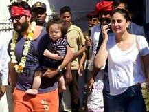 Like a Nawab! PICS:Kareena Kapoor Khan's BABY BOY Taimur Ali Khan completely ignores the PAPARAZZI!