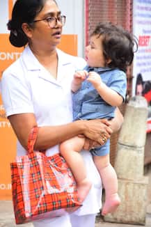 PICS: Taimur Ali Khan looks TOO ADORABLE as he gets snapped post his play school!