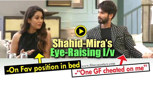 Mira Rajput embarrasses Shahid Kapoor while answering a question on their fav position in bed during recent I/v! Mira Rajput embarrasses Shahid Kapoor while answering a question on their fav position in bed during recent I/v!