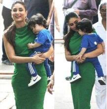 IN PICS: BABY Taimur steps out with mommy Kareena Kapoor in a new hairstyle looking CUTE beyond words!