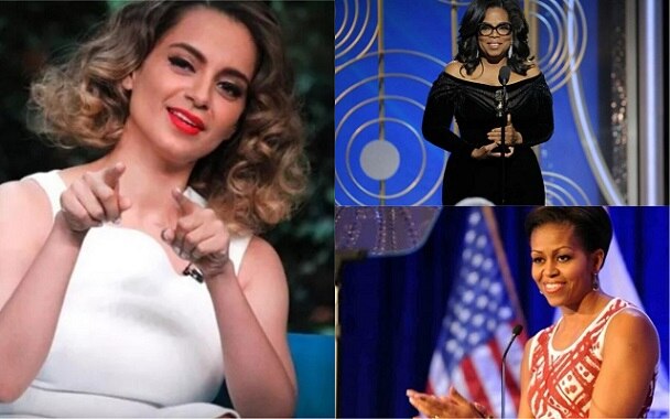 Kangana Ranaut to share stage with Michelle Obama and Oprah Winfrey to promote Gandhian Philosophy Kangana Ranaut to share stage with Michelle Obama and Oprah Winfrey to promote Gandhian Philosophy