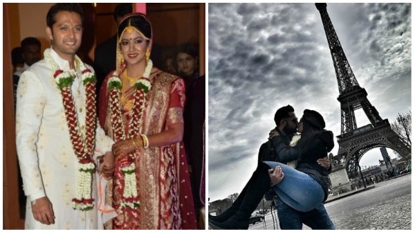 PIC: Newly-weds Vatsal Sheth & Ishita Dutta LOCK LIPS in front of Eiffel Tower! PIC: Newly-weds Vatsal Sheth & Ishita Dutta LOCK LIPS in front of Eiffel Tower!