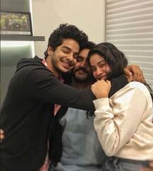 IN PICS: Janhvi Kapoor-Ishaan Khatter's late night chit-chat at 'Dhadak' movie wrap up bash will leave you excited for the film!