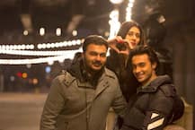 Li'l Ahil plays football with Dad Aayush Sharma on 'Loveratri' sets in London; Visits with Mom Arpita Khan Sharma!