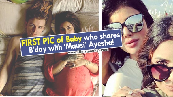 Aysha Takia Xxx Hd Vedo - Ayesha Takia becomes Mausi as her tattooed sister Natasha gives birth to  baby boy with British husband Jack Tucker