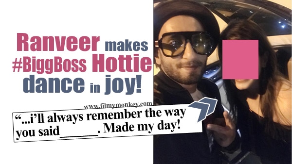 Ranveer Singh left this Bigg Boss 11 hottie smitten by saying something to her...! Check Out! Ranveer Singh left this Bigg Boss 11 hottie smitten by saying something to her...! Check Out!