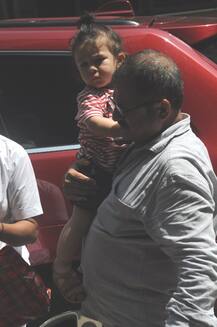 PICS: Taimur Ali Khan will steal your hearts with his little ponytail this time!