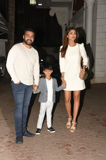 PICS: Shilpa Shetty looks STUNNING as she poses with son Viaan on his 6th birthday!