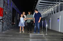 IN PICS: Rishi Kapoor-Neetu spotted post dinner with daughter Riddhima & granddaughter Samara!