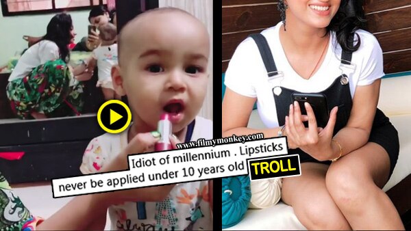 Deepika Singh takes trolls head-on over a video of applying lipstick to her niece Deepika Singh takes trolls head-on over a video of applying lipstick to her niece