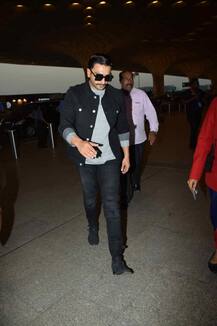 IN PICS: Ranveer Singh looks sad & distressed as he gets snapped at the airport post grandmother's death