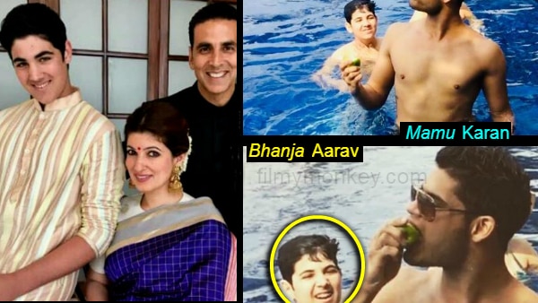 Twinkle's cousin Karan Kapadia pokes fun at nephew Aarav Kumar with pool throwback pics! Twinkle's cousin Karan Kapadia pokes fun at nephew Aarav Kumar with pool throwback pics!