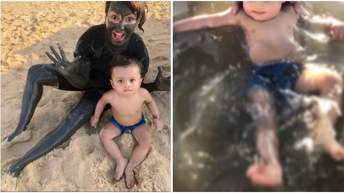 IN PICS: TV couple Karan Mehra and Nisha Rawal celebrate their son's FIRST BIRTHDAY at DEAD SEA, Jordan IN PICS: TV couple Karan Mehra and Nisha Rawal celebrate their son's FIRST BIRTHDAY at DEAD SEA, Jordan