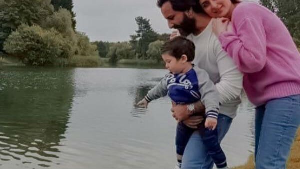 This VIRAL PIC of Saif-Kareena & BABY Taimur posing by a lake in London is too cute for words! This VIRAL PIC of Saif-Kareena & BABY Taimur posing by a lake in London is too cute for words!