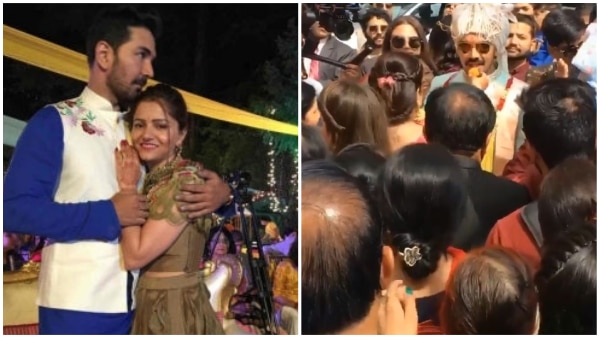 Rubina Dilaik wedding: Groom Abhinav Shukla arrives with baarat at the wedding venue! Rubina Dilaik wedding: Groom Abhinav Shukla arrives with baarat at the wedding venue!