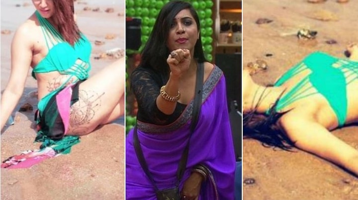 PICS & VIDEOS: From Nighty to Bikini-Bigg Boss 11's Arshi Khan's HOT photo shoot at the beach is breaking the internet! PICS & VIDEOS: From Nighty to Bikini-Bigg Boss 11's Arshi Khan's HOT photo shoot at the beach is breaking the internet!