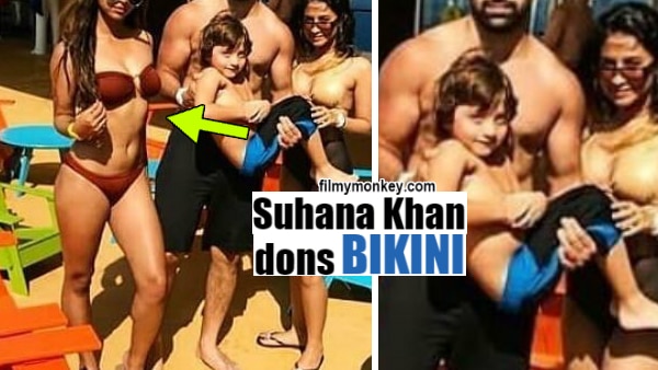 SRK's daughter Suhana dons a bikini posing in Italy & Abram looks cute! SRK's daughter Suhana dons a bikini posing in Italy & Abram looks cute!