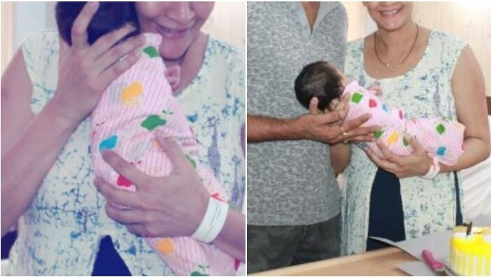 Here are the FIRST PICS of TV actress' NEWBORN baby as she takes her home from the hospital! Here are the FIRST PICS of TV actress' NEWBORN baby as she takes her home from the hospital!