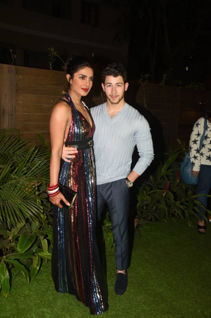 PICS: Priyanka Chopra stuns in a shimmery outfit as she attends an app launch event with hubby Nick Jonas!