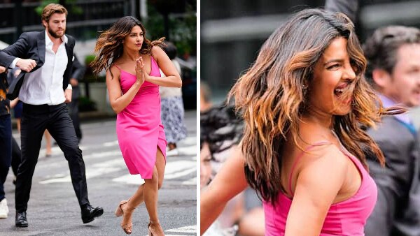 Priyanka shoots song with H'wood movie 'Isn't It Romantic' co-stars in Nyc before film wrap Priyanka shoots song with H'wood movie 'Isn't It Romantic' co-stars in Nyc before film wrap