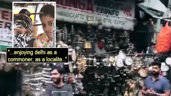 TV star Deepika Singh takes Delhi metro ride & goes street shopping in Janpath with face hidden! TV star Deepika Singh takes Delhi metro ride & goes street shopping in Janpath with face hidden!