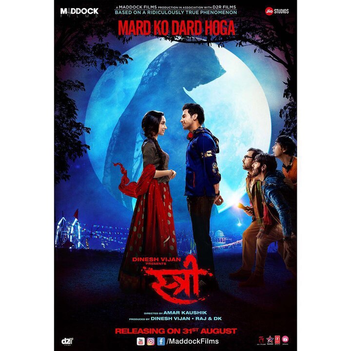 Stree First Poster Shraddha Kapoor Rajkummar Rao Share First Look Ahead Of Trailer Release
