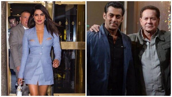 Is Salman UPSET with Priyanka for walking out of 'Bharat'? Father Salim Khan ANSWERS Is Salman UPSET with Priyanka for walking out of 'Bharat'? Father Salim Khan ANSWERS