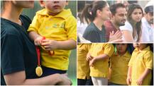 In PICS: Taimur participates in sports day event; Mumma Kareena CHEERS for her son!
