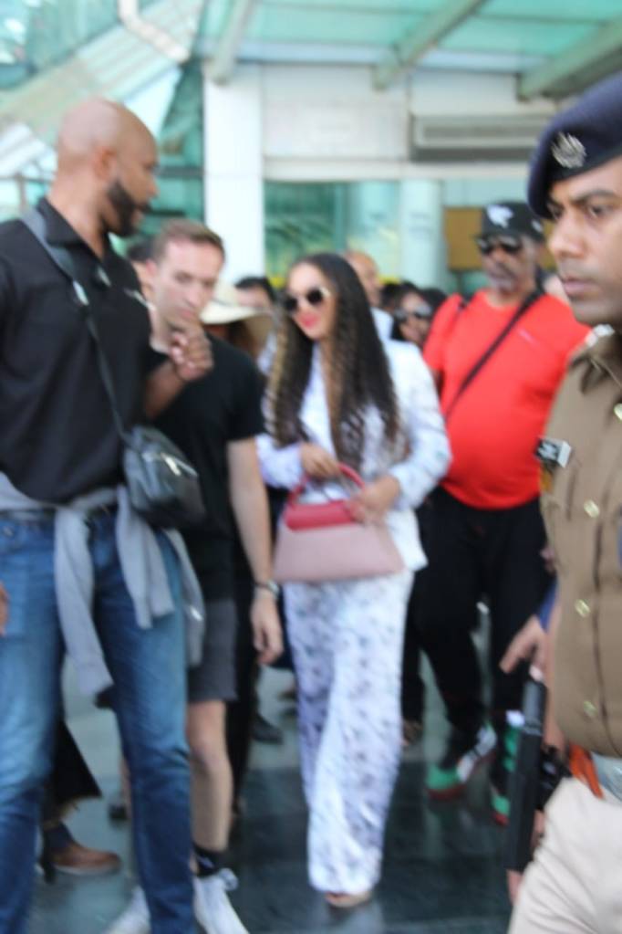 PICS: Popstar Beyonce arrives in Udaipur to perform at Isha Ambani-Anand Piramal's pre-wedding party!