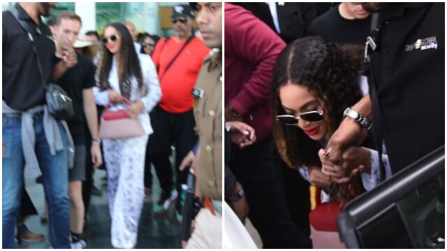 Isha Ambani-Anand Piramal Wedding: Beyonce arrives in Udaipur to perform at the couple's pre-marriage party! SEE PICS! PICS: Popstar Beyonce arrives in Udaipur to perform at Isha Ambani-Anand Piramal's pre-wedding party!