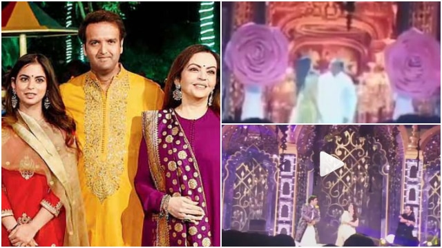 Isha Ambani-Anand Piramal Sangeet: Nita Ambani Dances With Akash, Anant ...