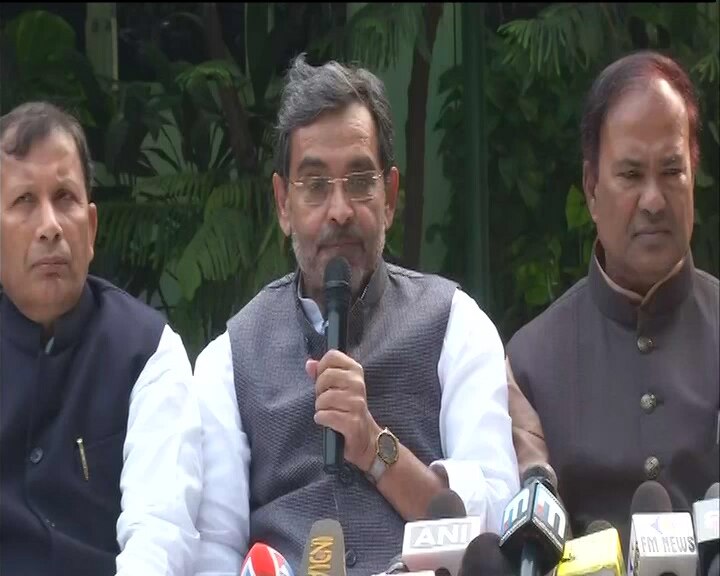 RLSP’s Upendra Kushwaha quits as Minister from Modi’s cabinet, likely to attend opposition meeting RLSP’s Upendra Kushwaha quits as minister from cabinet, says 'PM Modi did not live upto expectations'