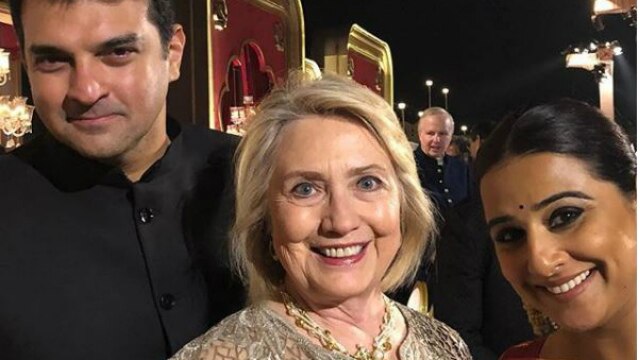 Isha Ambani-Anand Piramal Wedding: Vidya Balan shares 'precious pic' with Hillary Clinton from pre-wedding festivities! Vidya Balan shares 'precious pic' with Hillary Clinton from Isha-Anand's pre-wedding festivities!