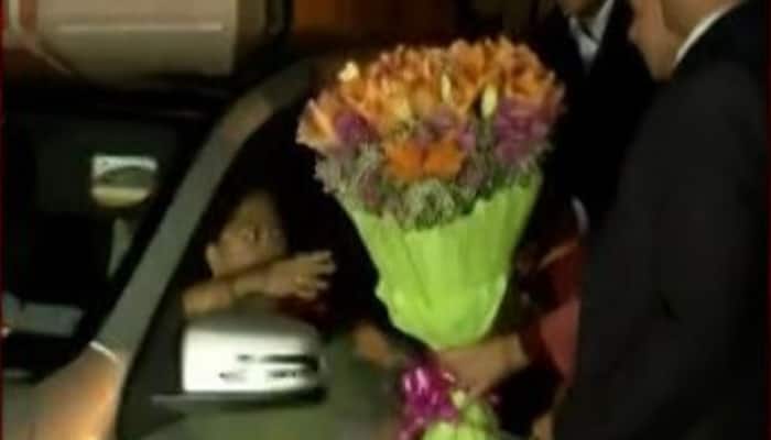 Rajasthan Assembly Election Results 2018: CM Vasundhara Raje visits Tripurasundari temple Rajasthan Assembly Election Results 2018: CM Vasundhara Raje visits Tripurasundari temple