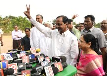 KCR-led TRS set to form government in Telangana with huge majority